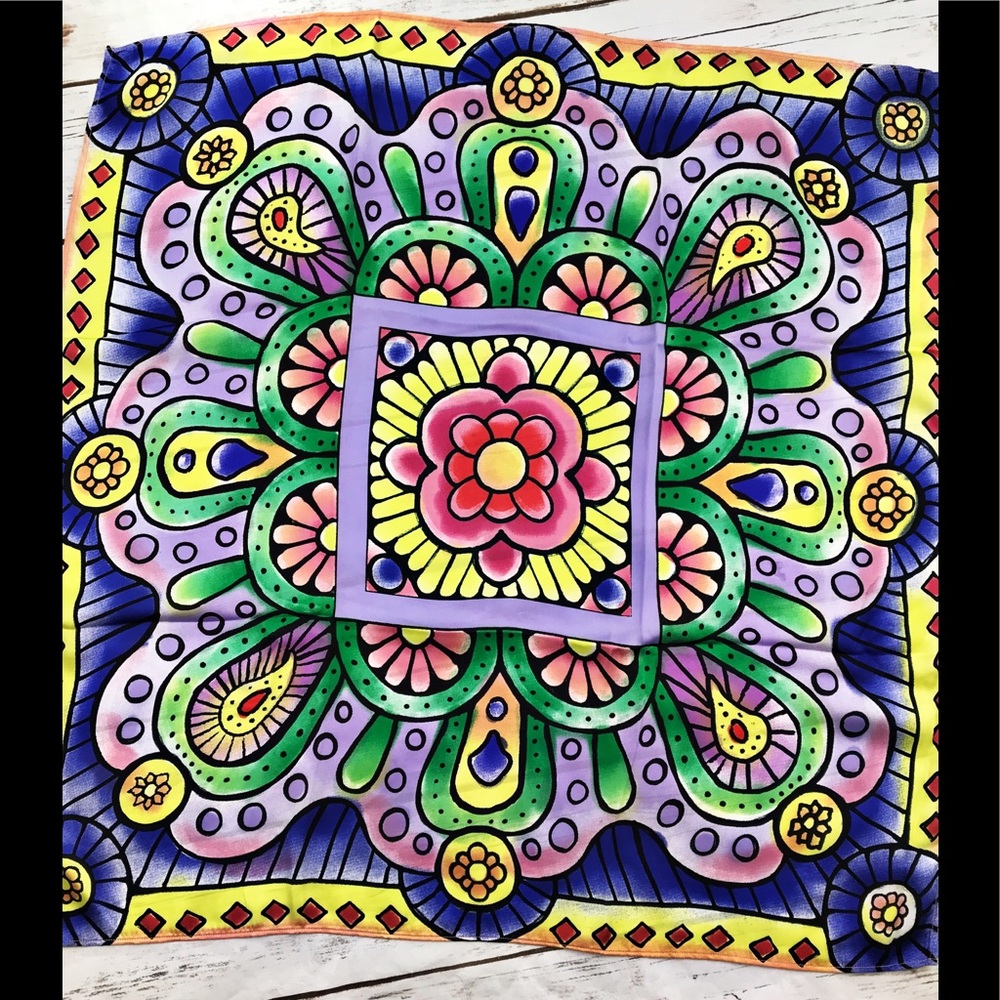 Lularoe 5th Birthday Celebration Scarf NWT OS